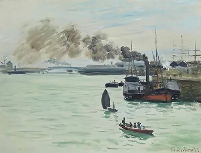 Vue d'un Port Claude Monet